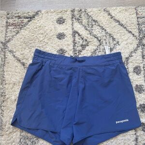 Patagonia Women's Athletic Shorts - Navy Blue